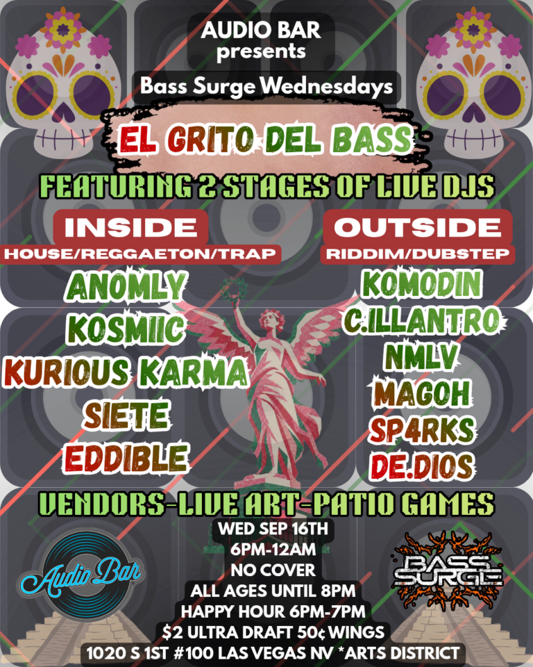 BASS SURGE WEDNESDAYS event poster