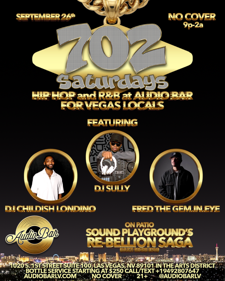 702 Saturdays event poster