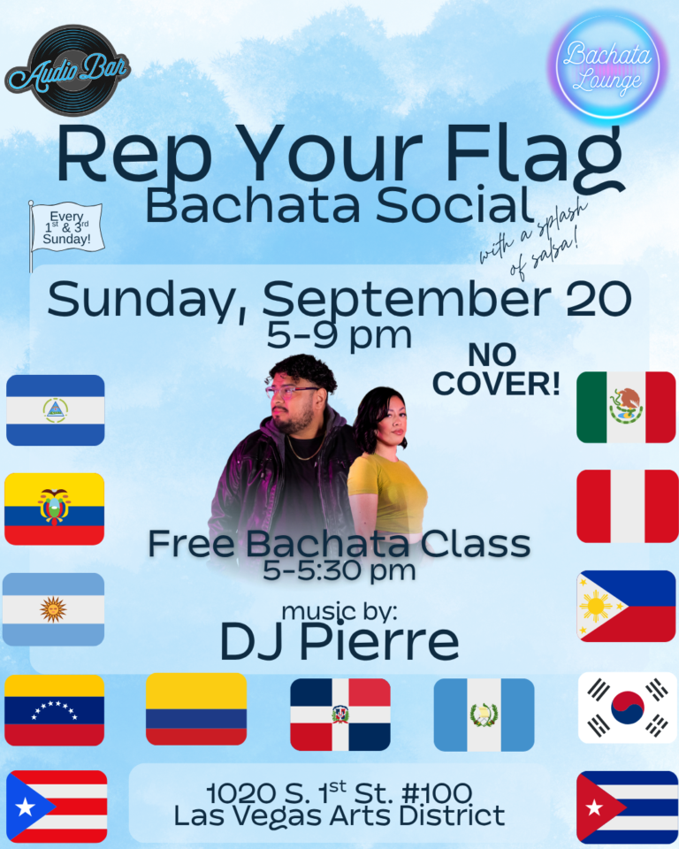 Bachata Lounge event poster