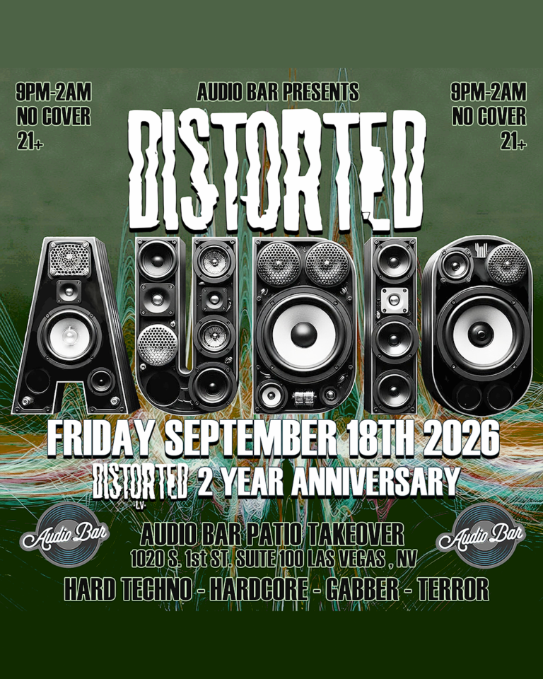 Distorted LV event poster