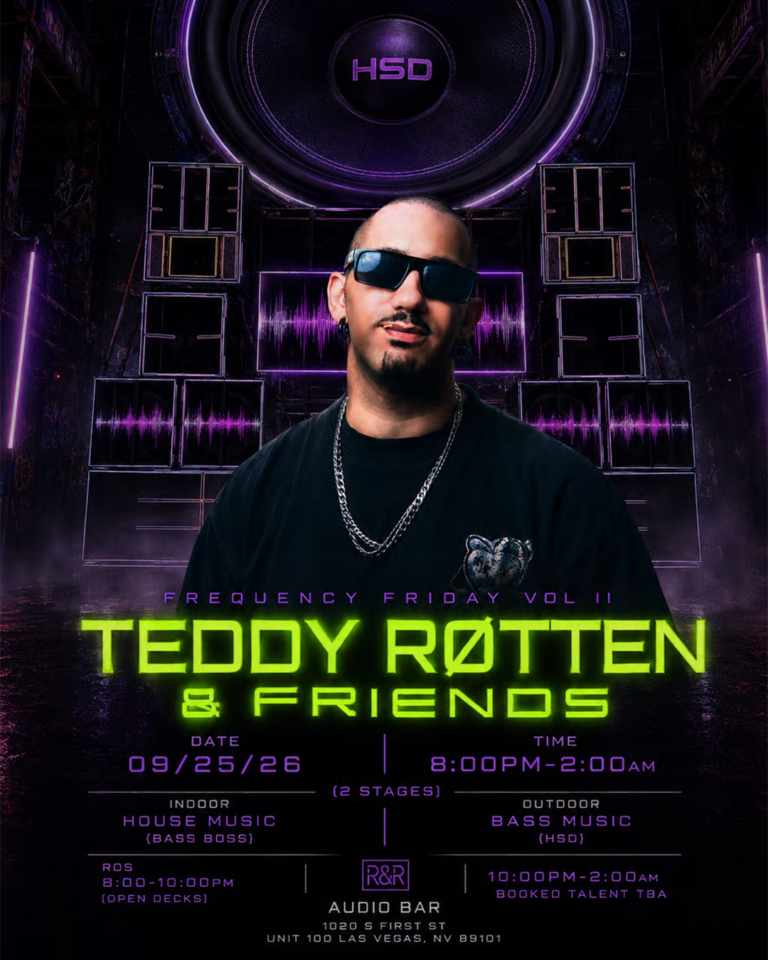 Frequency Friday event poster
