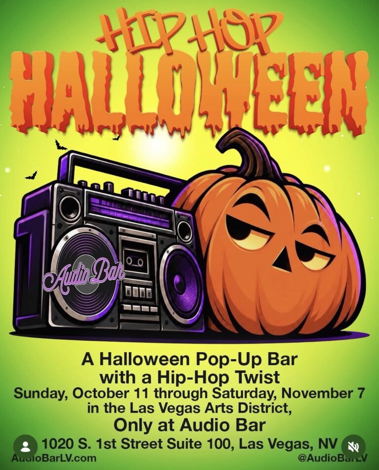 Halloween Hip-Hop Pop-Up event poster